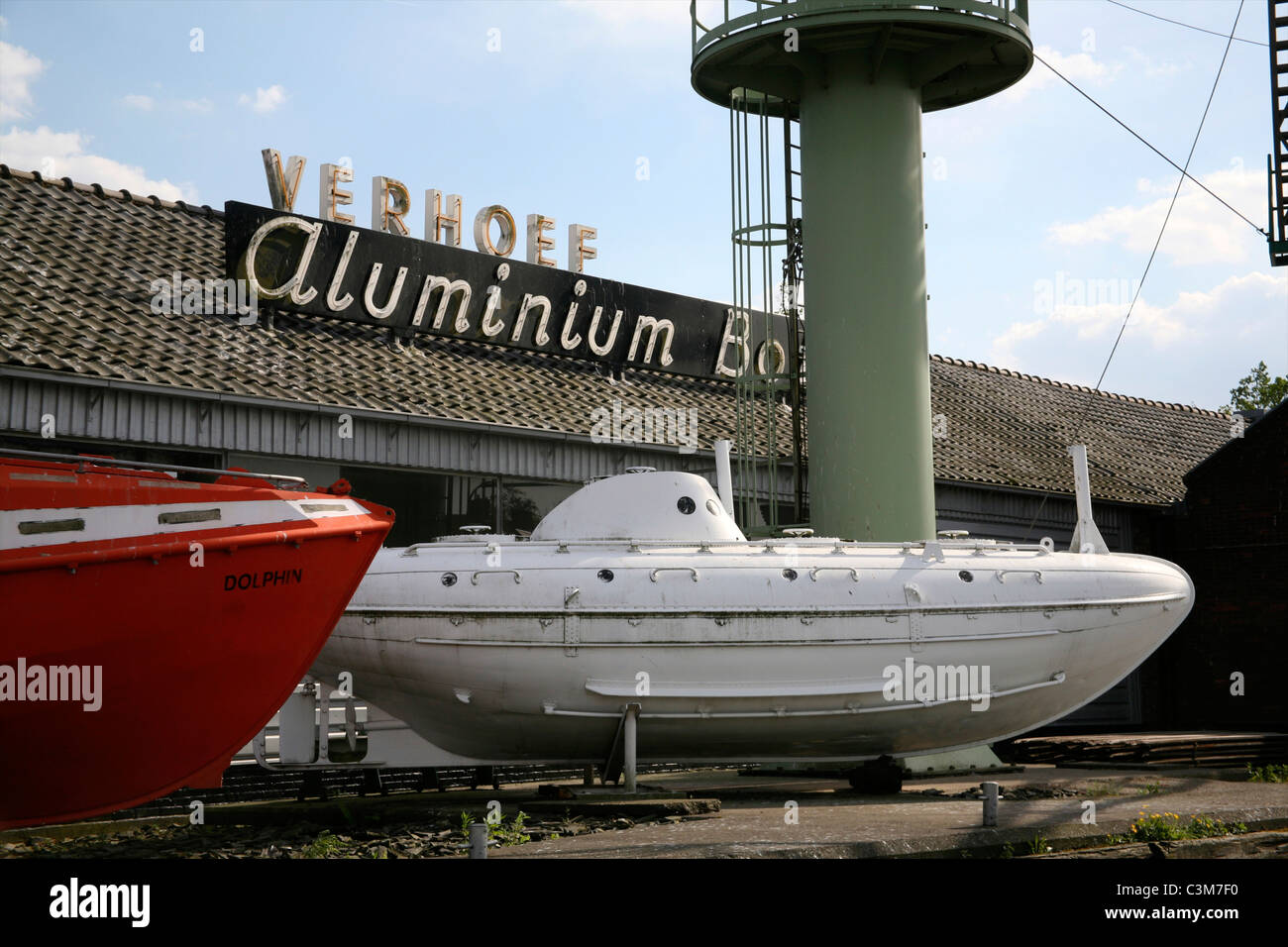 Sous-marin en aluminium Banque D'Images