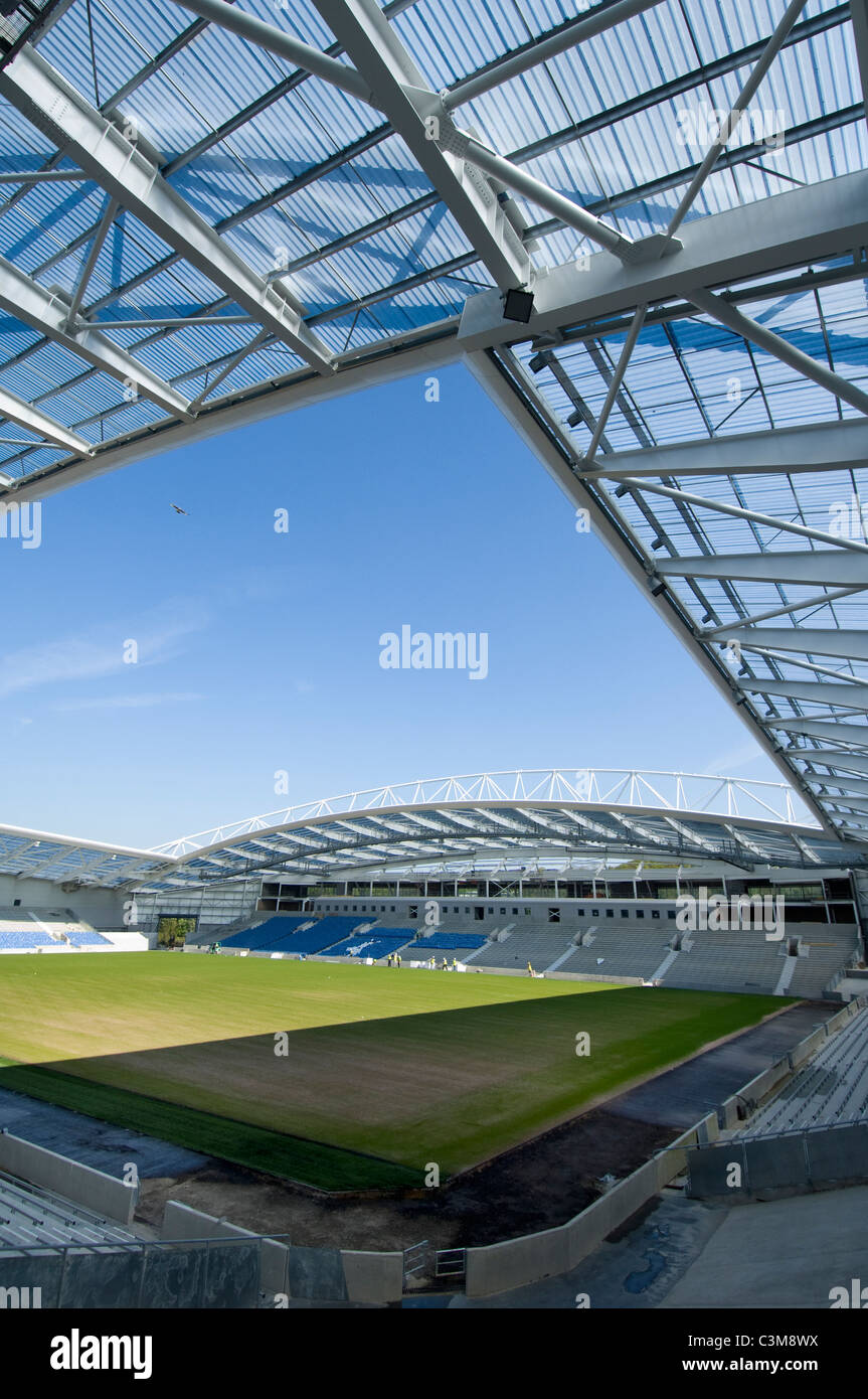 Brighton & Hove Albion nouveau stade de football à Brighton and Hove, East Sussex, l'American Express Community Stadium ou Amex Stadium. Banque D'Images