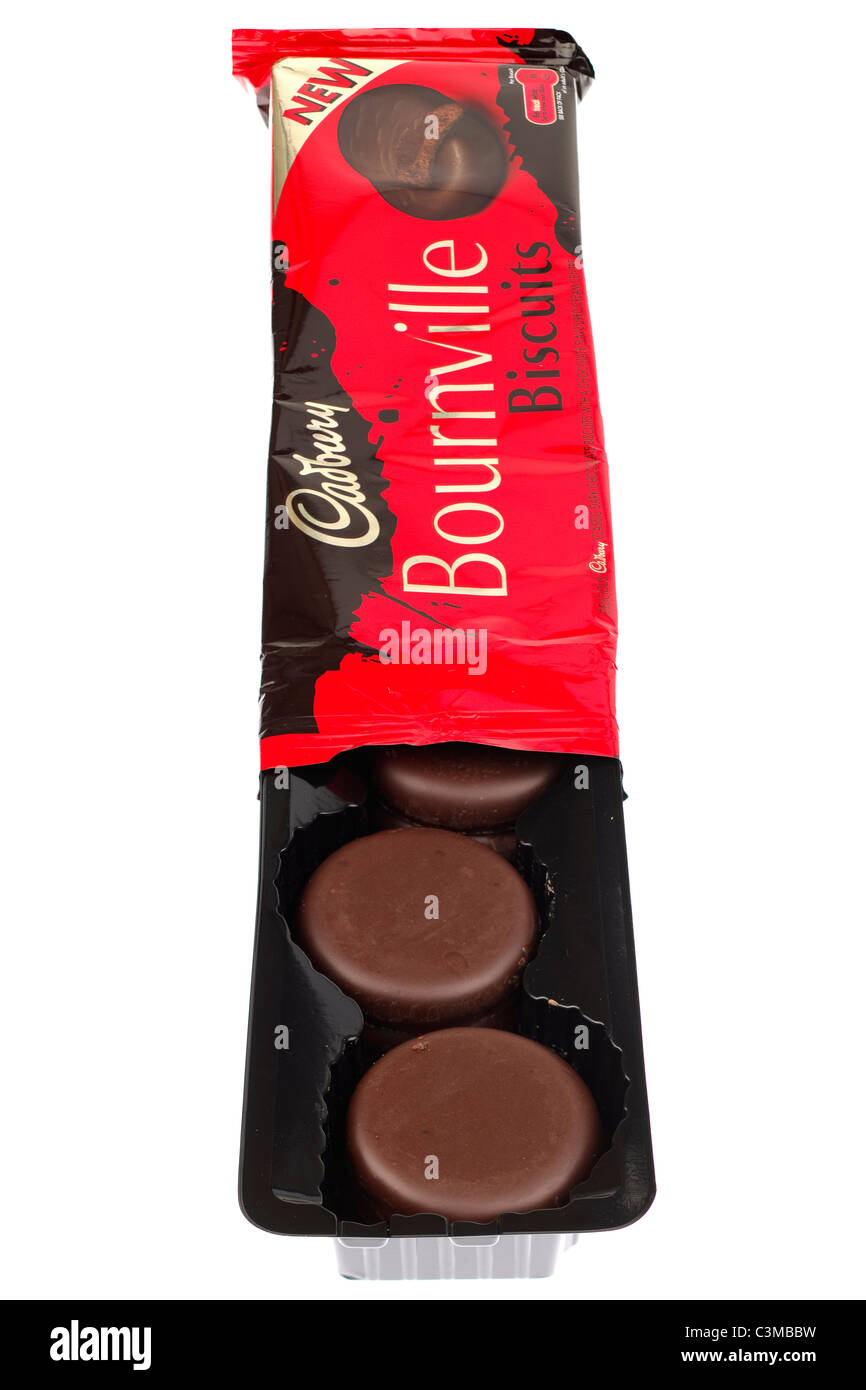 Paquet de biscuits Cadbury Bournville Banque D'Images