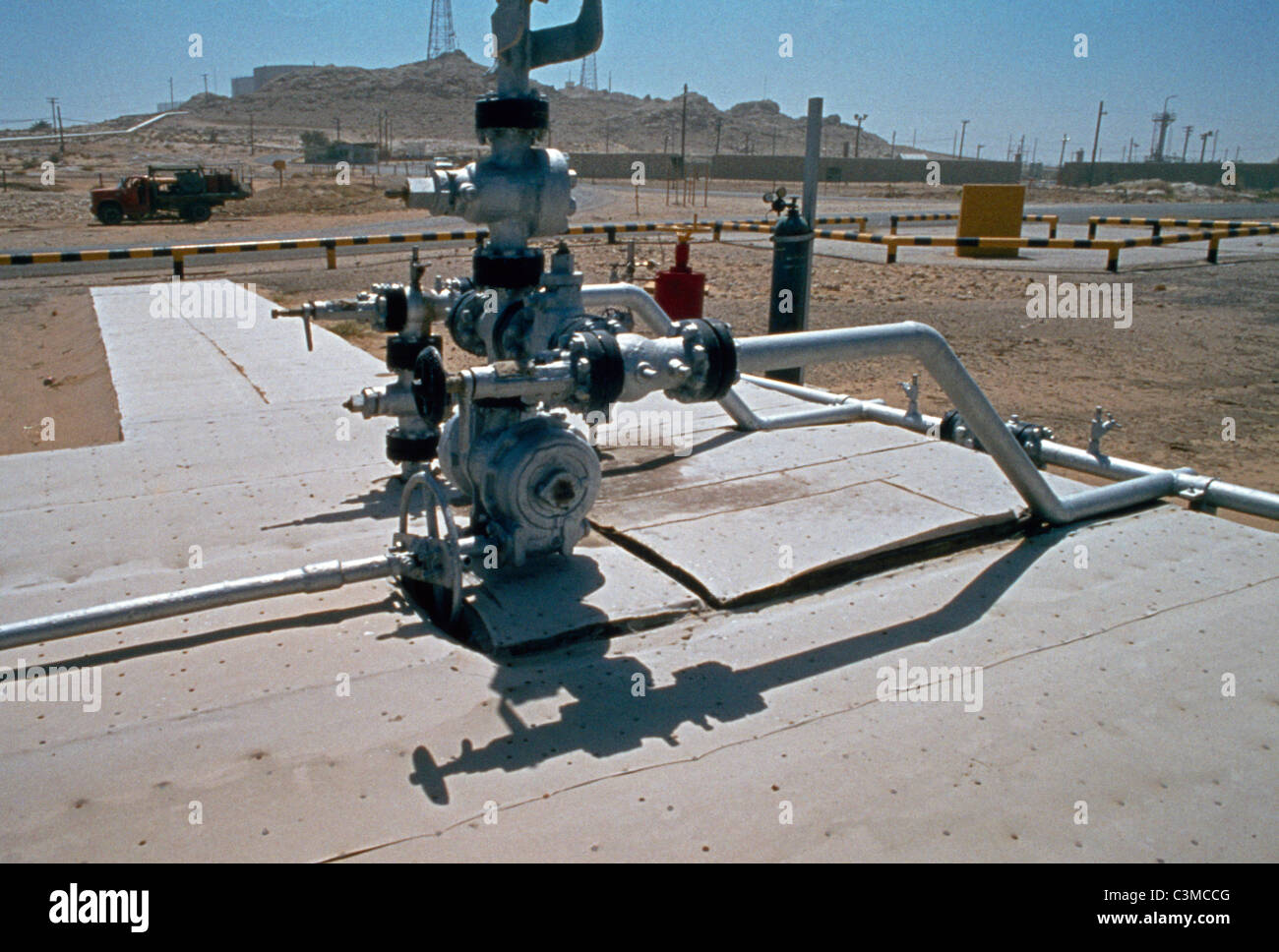Damman Arabie Saoudite Aramco aucun puits de pétrole 7 Première découverte de pétrole Banque D'Images