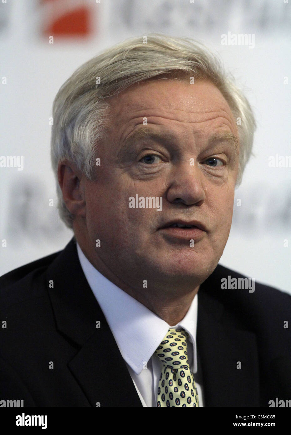 DAVID DAVIS MP HOWDEN CONSERVATEUR 05 Octobre 2010 L'ICC BIRMINGHAM ENGLAND Banque D'Images