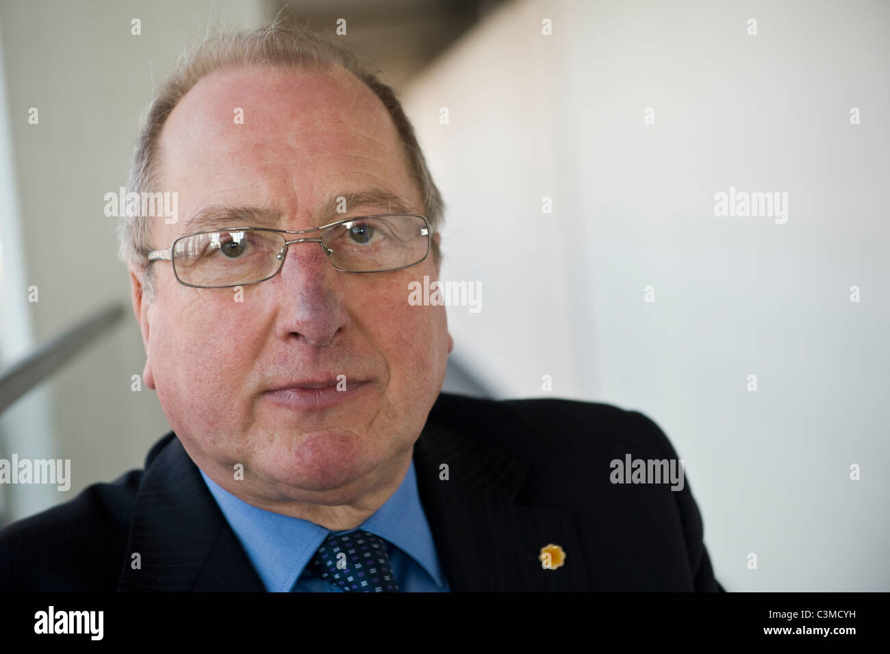 Ron Davies, ancien député du Parti du Travail et de Ministre du Gouvernement indépendant maintenant conseiller municipal à Caerphilly South Wales UK Banque D'Images