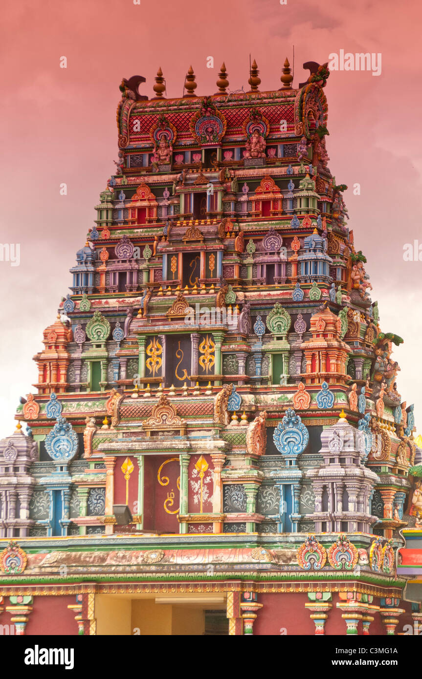 Sri Siva Subramaniya Swami Temple Hindou, Nadi, Fidji Banque D'Images