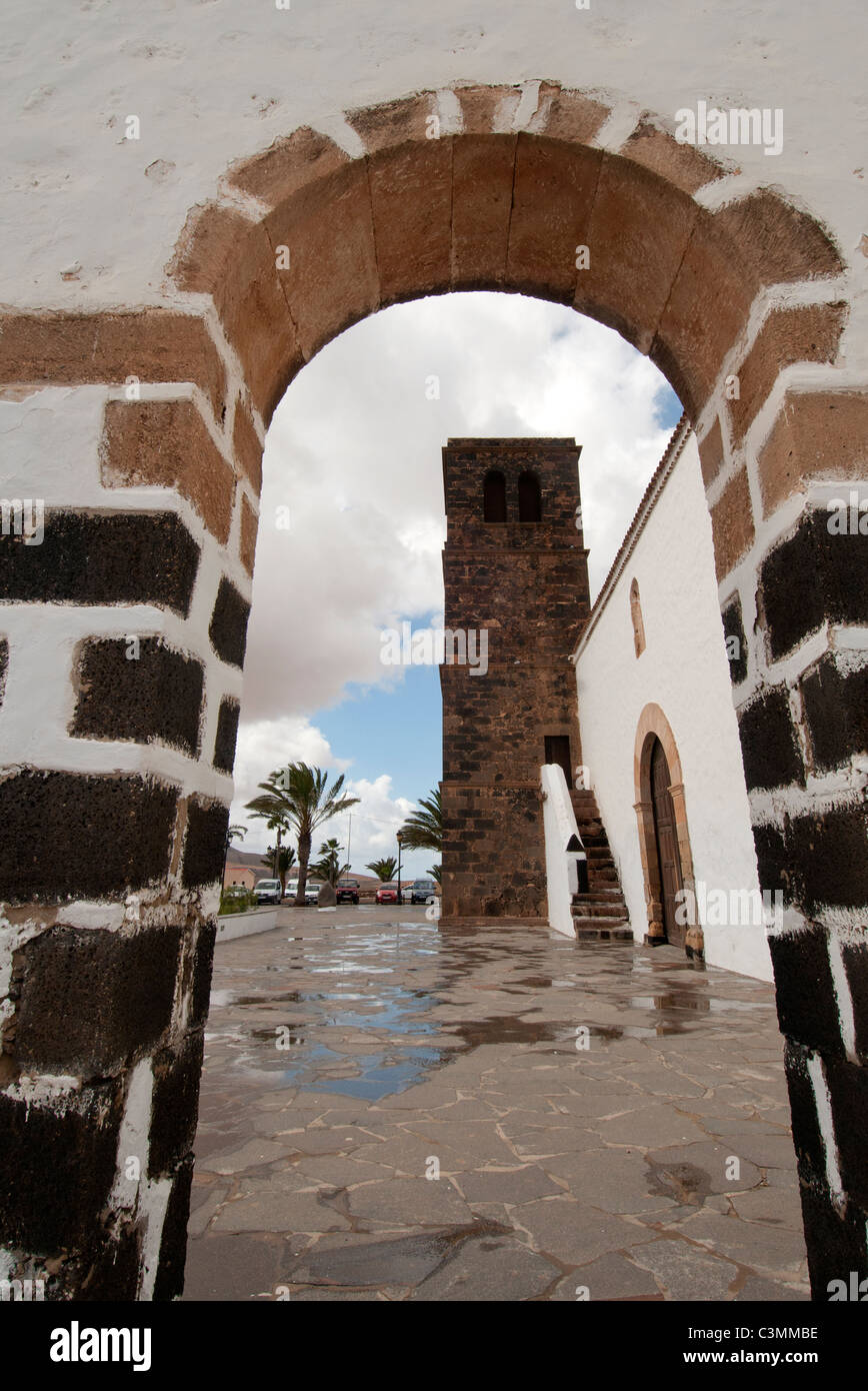 L'Iglesia de Nuestra Señora de la Candelaria La Oliva Fuerteventura Canaries Banque D'Images