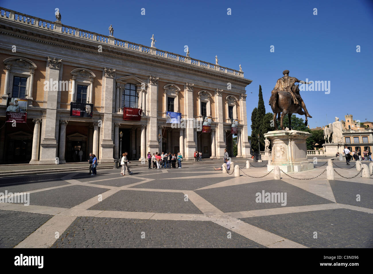 Italie, Rome, Campidoglio, Palazzo dei Conservatori, Musei Capitolini, Musées du Capitole Banque D'Images