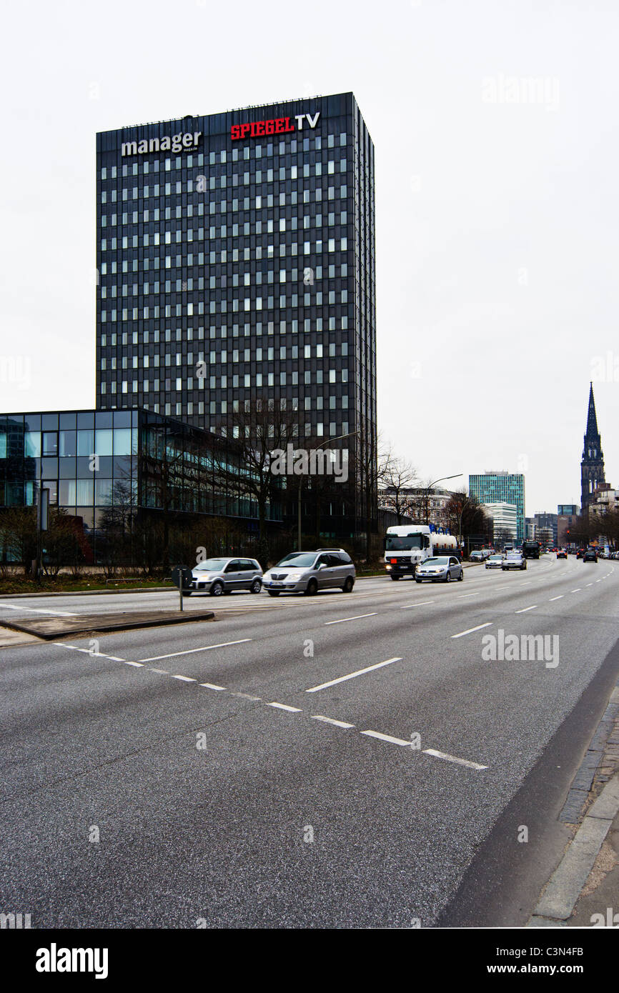 Spiegel TV building Hambourg Photo Stock - Alamy
