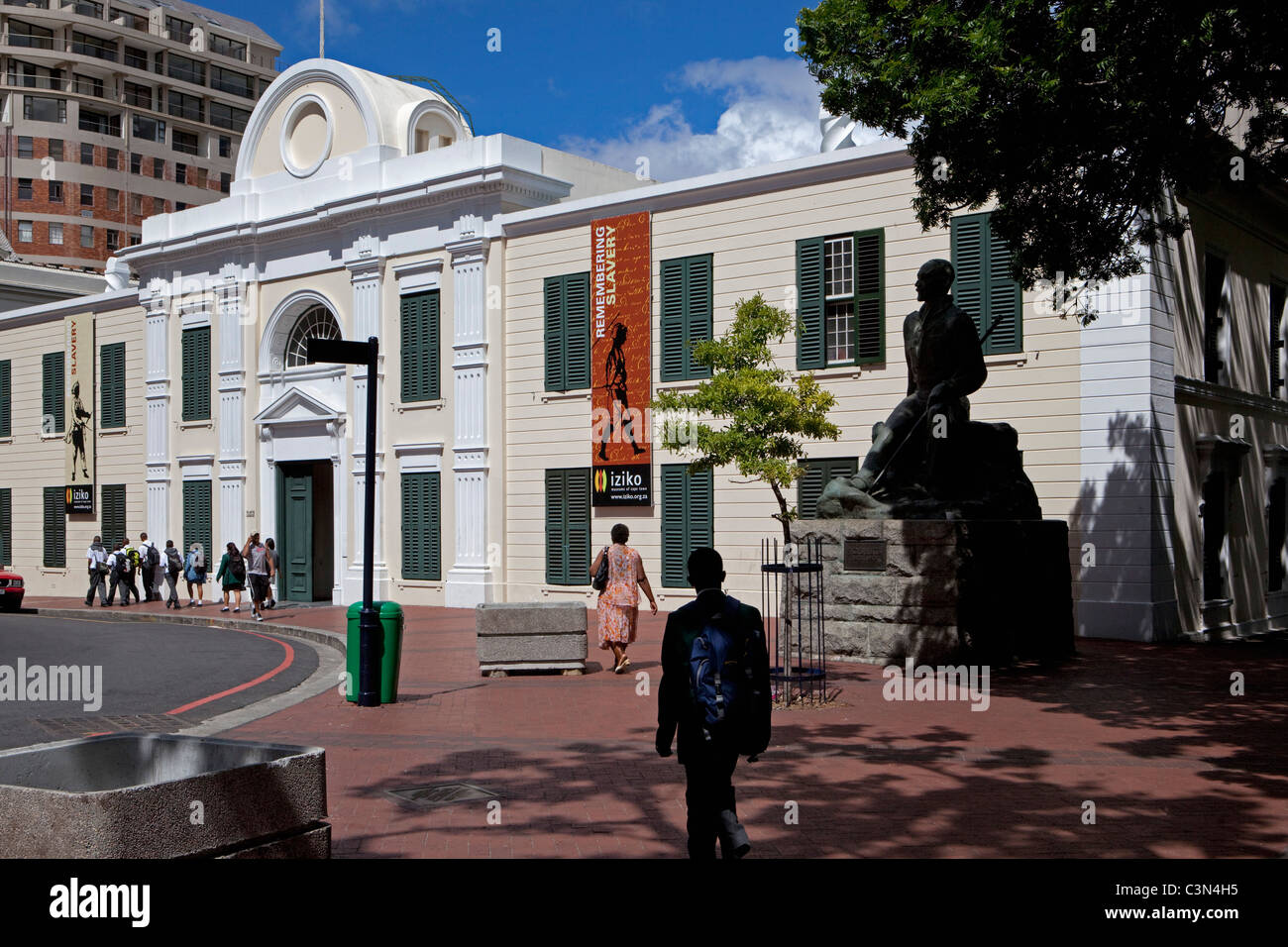 L'Afrique du Sud, Western Cape, Cape Town, musée d'histoire culturelle. Isiko Slave Lodge. Banque D'Images