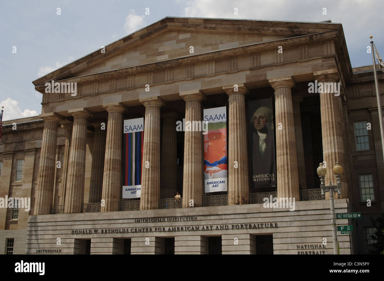 National Portrait Gallery. De l'extérieur. Washington D.C. United States. Banque D'Images