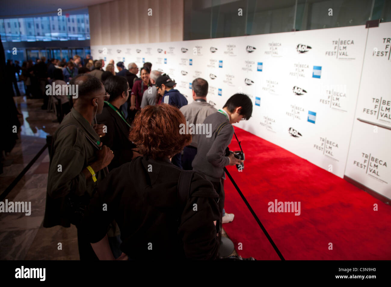 Paris, le 20 avril - soirée d'ouverture du Festival du film de Tribeca à New York, 4/20/2011 Banque D'Images