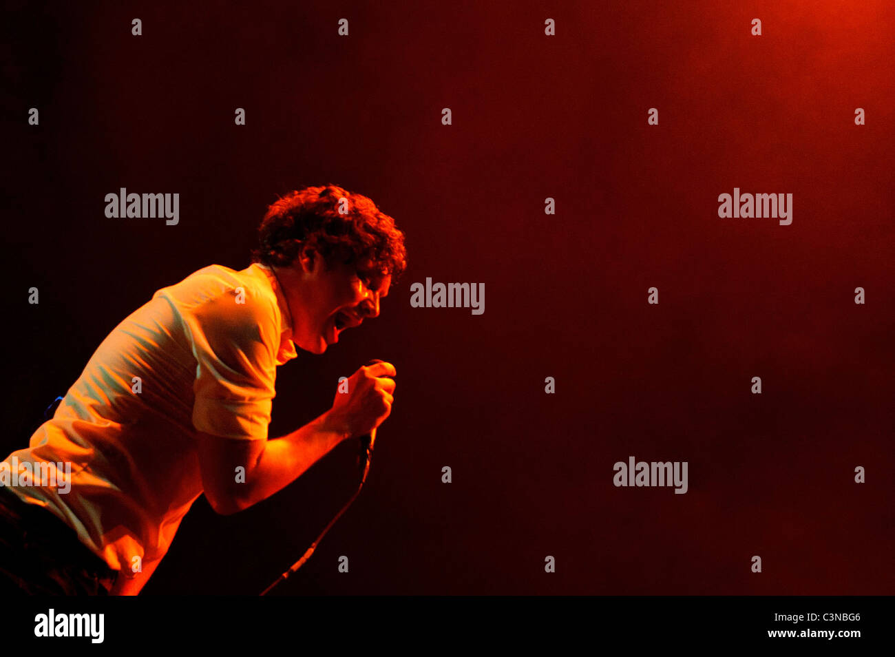 FRIENDLY FIRES joue le Brighton Dome, Brighton le vendredi 13 mai 2011 dans le cadre de la Grande Évasion Festival. Les personnes sur la photo : Banque D'Images