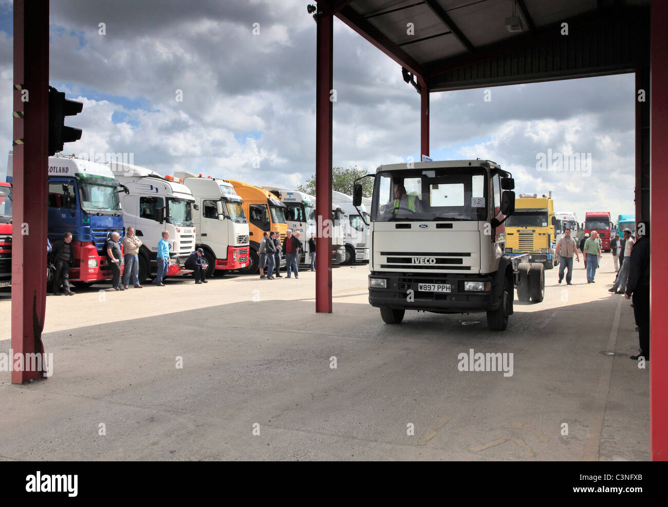 Vente aux enchères de camion Banque D'Images