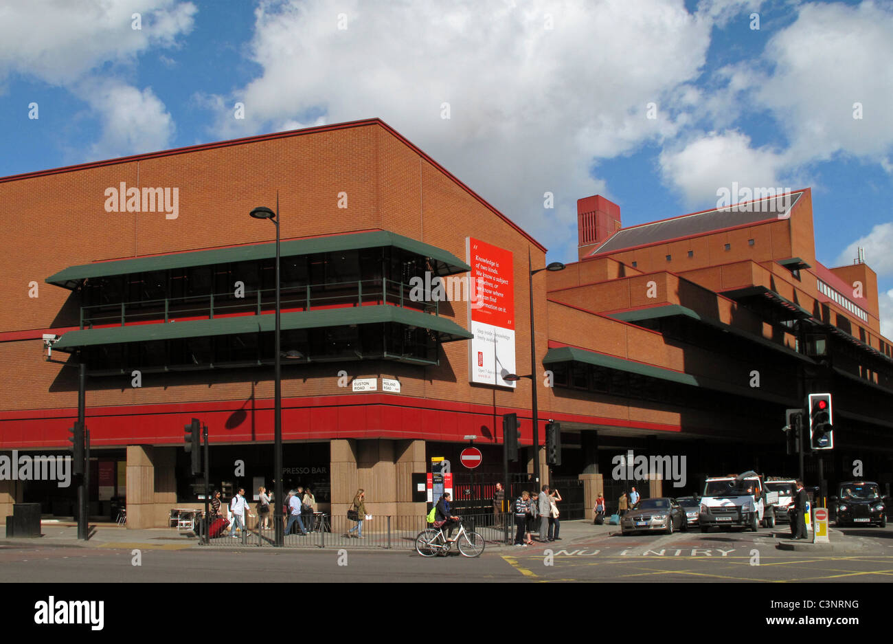 British Library, Londres, Angleterre Banque D'Images