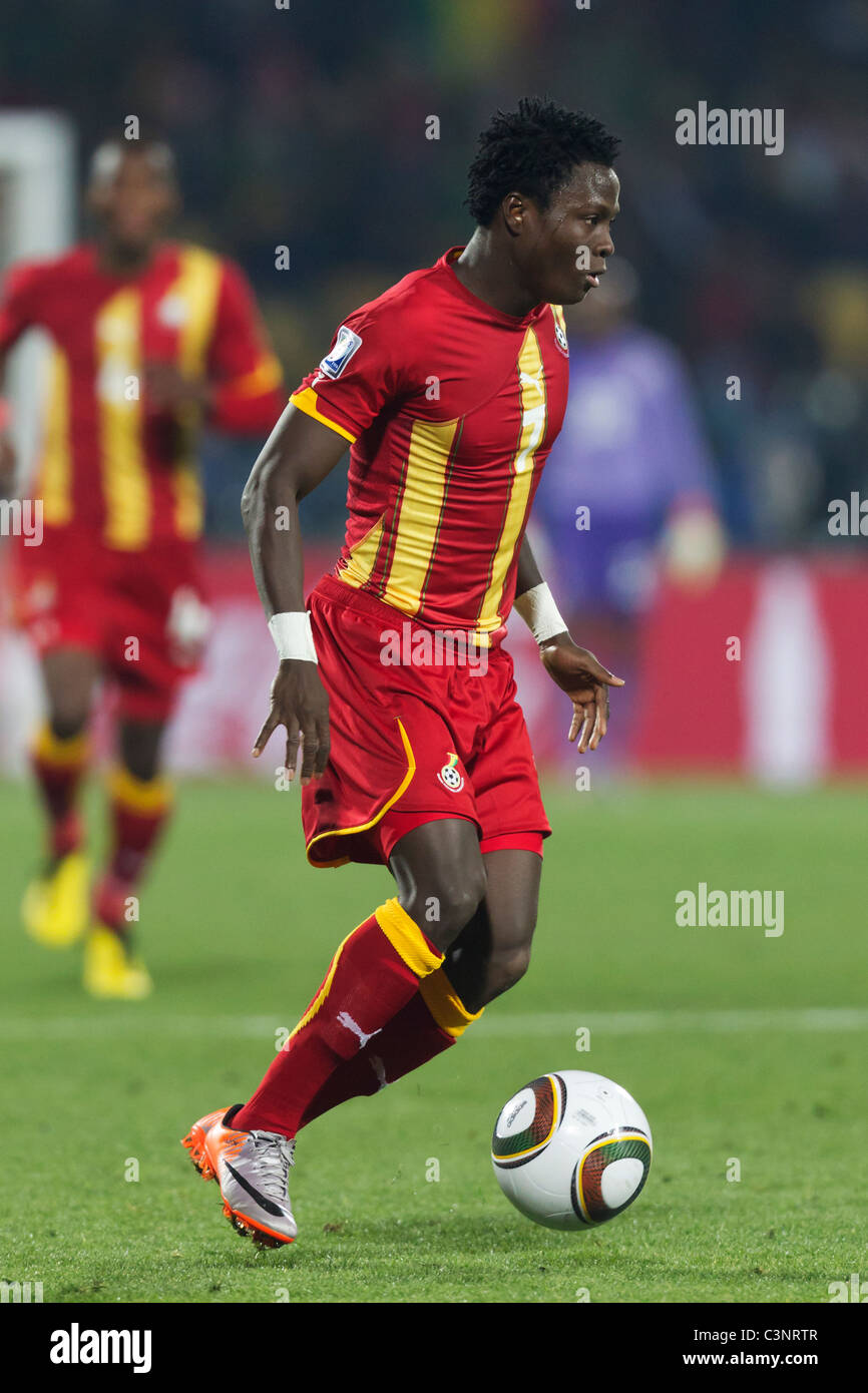 Samuel Inkoom du Ghana en action lors de la Coupe du Monde de la FIFA, une série de 16 match le 26 juin 2010 contre les États-Unis. Banque D'Images