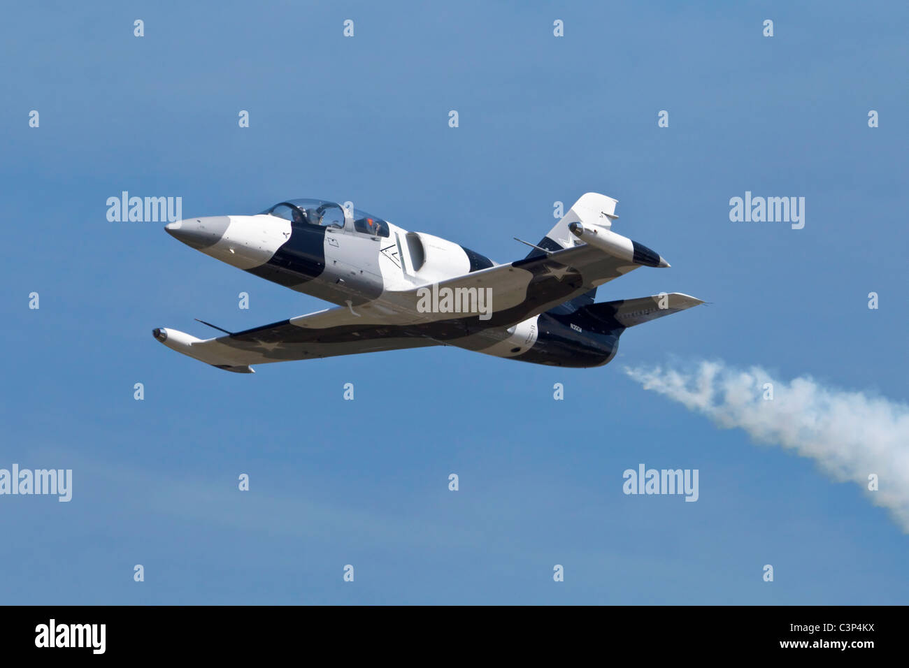 Le Heavy Metal Jet Team - un civil formation Jet Aerobatic Team basé aux USA et battant Aero avions Albatros L39 Banque D'Images