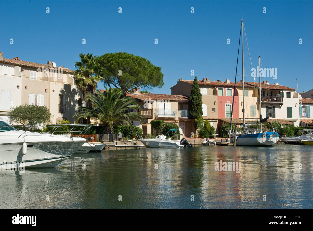 Port Grimaud Sud de la France Banque D'Images