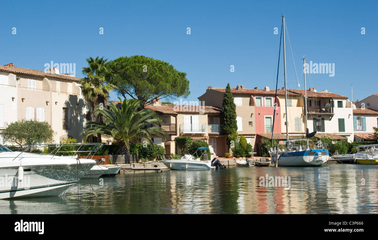 Port Grimaud Sud de la France Banque D'Images