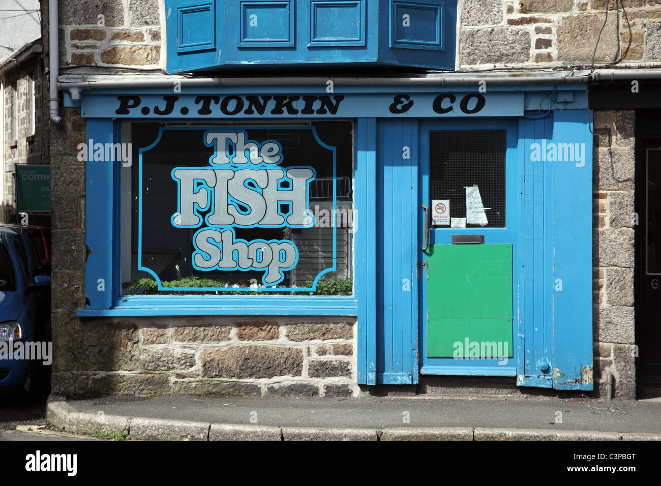 La Poissonnerie, Newlyn, Cornwall Banque D'Images