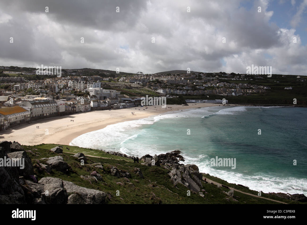Porthmeor Beach, St Ives, Cornwall Banque D'Images
