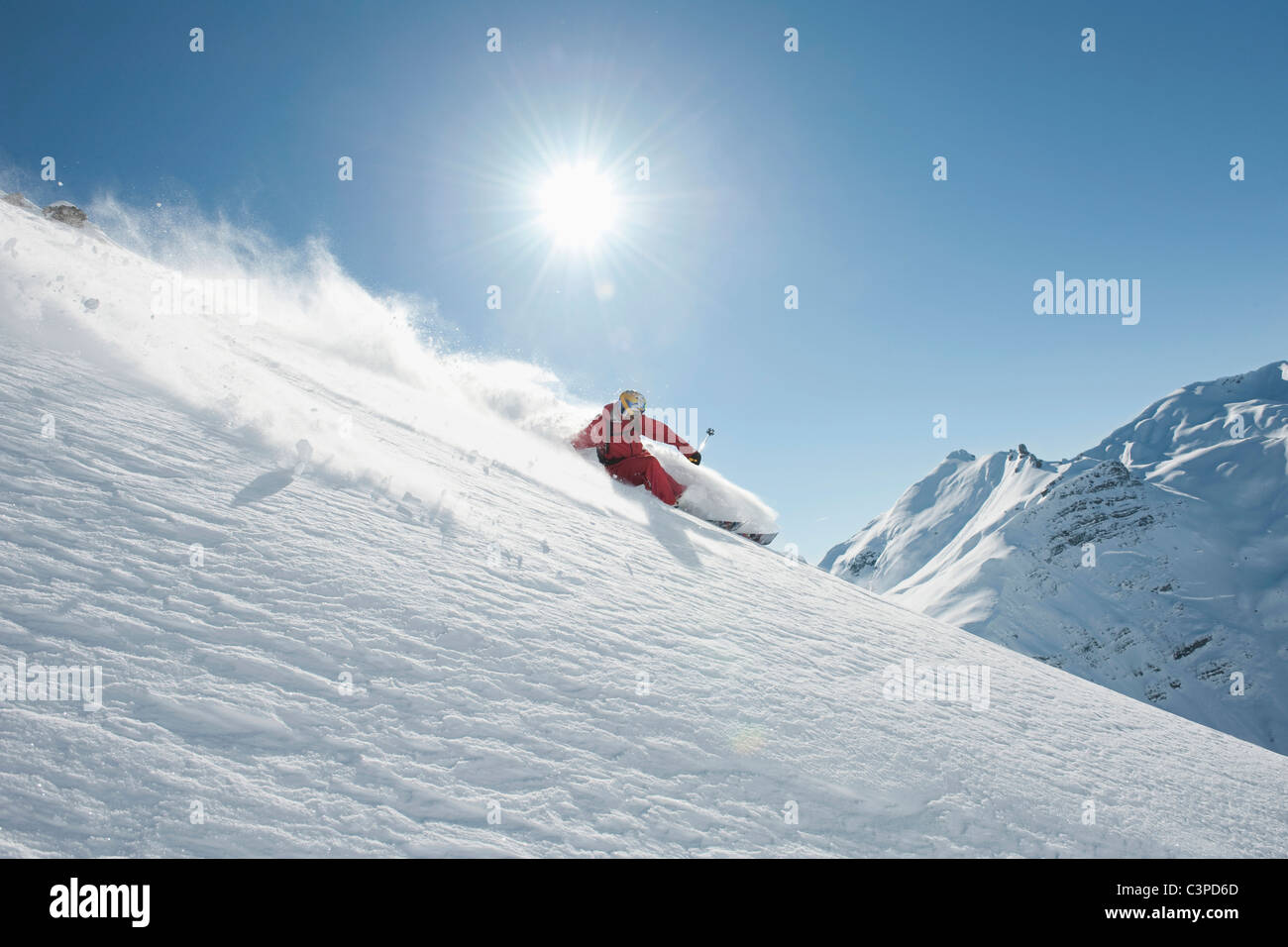 L'Autriche, 6600. Ski alpin homme Banque D'Images