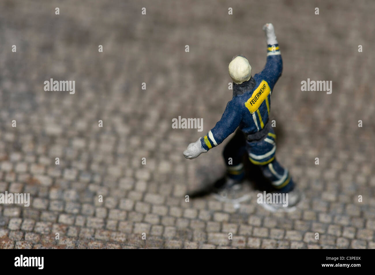 Close up of miniature pompier Banque D'Images