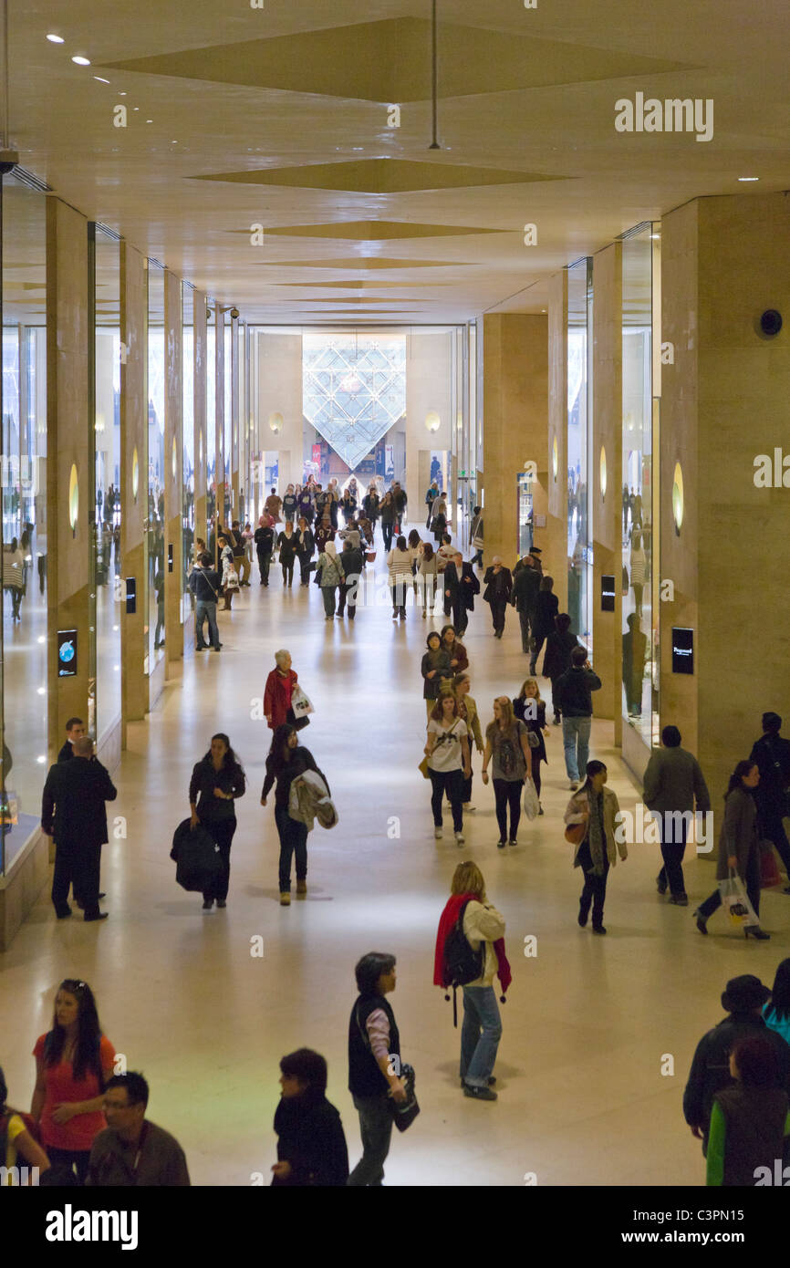 Le Carrousel du Louvre centre commercial, Paris, France Banque D'Images