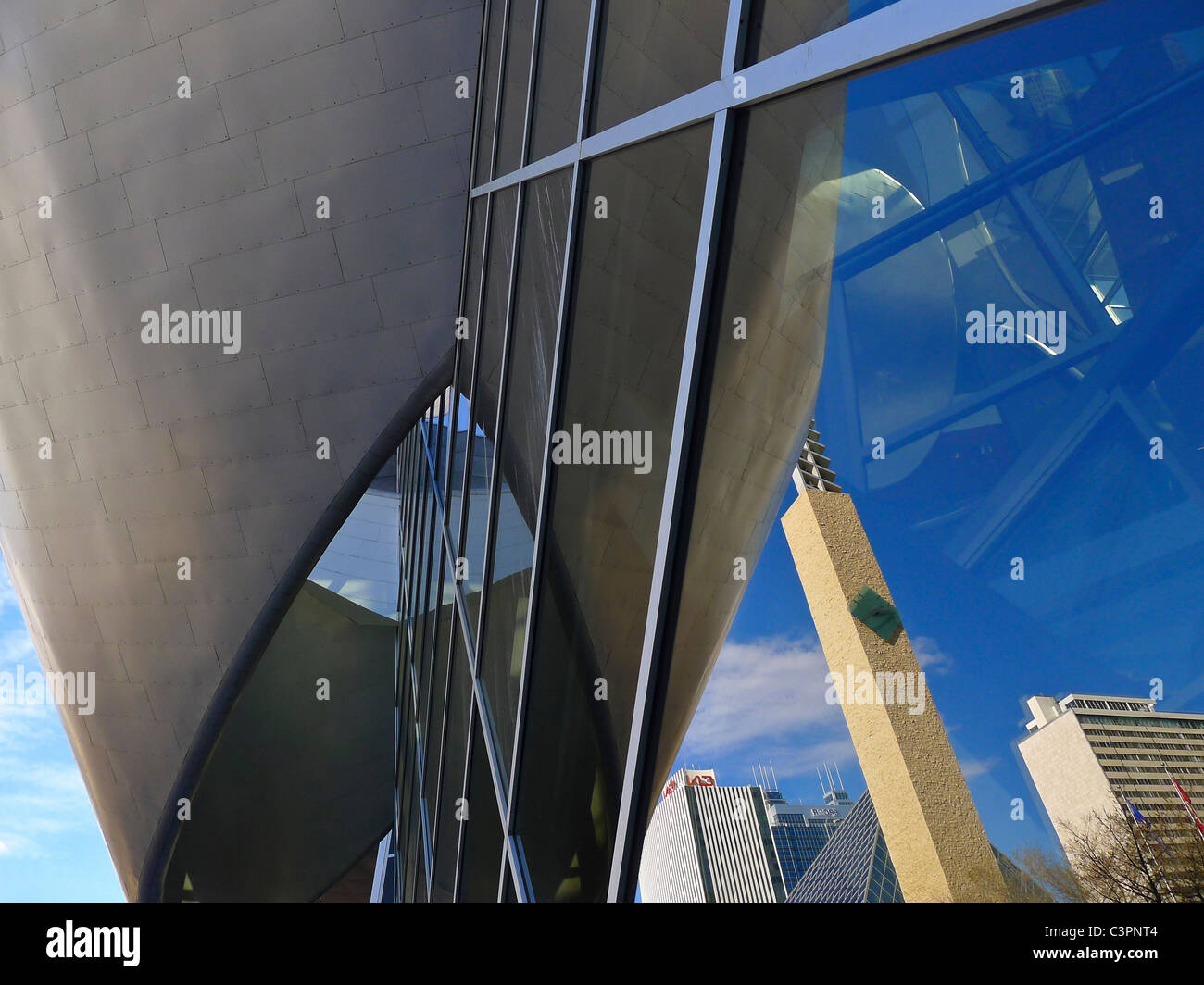 Les villes canadiennes, à l'Art Gallery of Alberta et l'Hôtel de Ville, Edmonton Alberta Canada. Banque D'Images