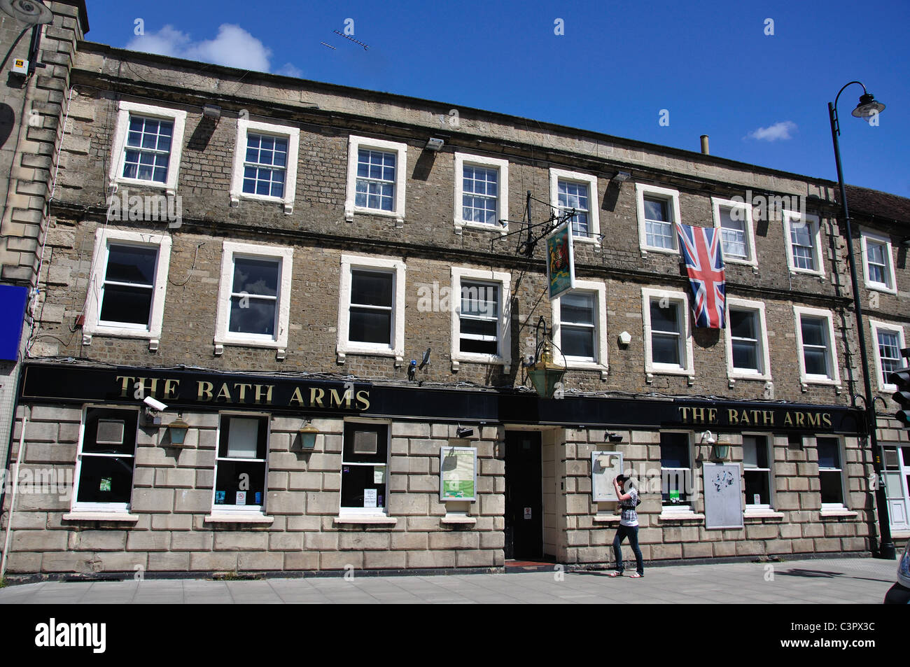 La baignoire Arms Hotel, WARMINSTER, Wiltshire, Angleterre, Royaume-Uni Banque D'Images