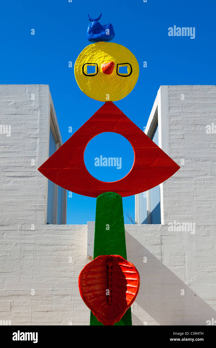 La Fondation Joan Miro, Barcelone Banque D'Images