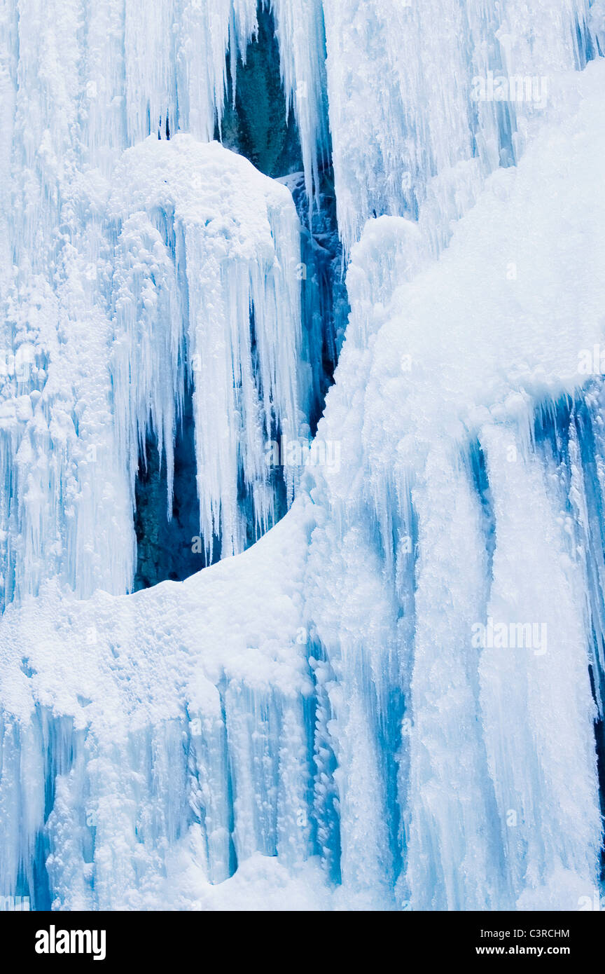 Germany, Bavaria, Munich, voir des glaçons glace Banque D'Images