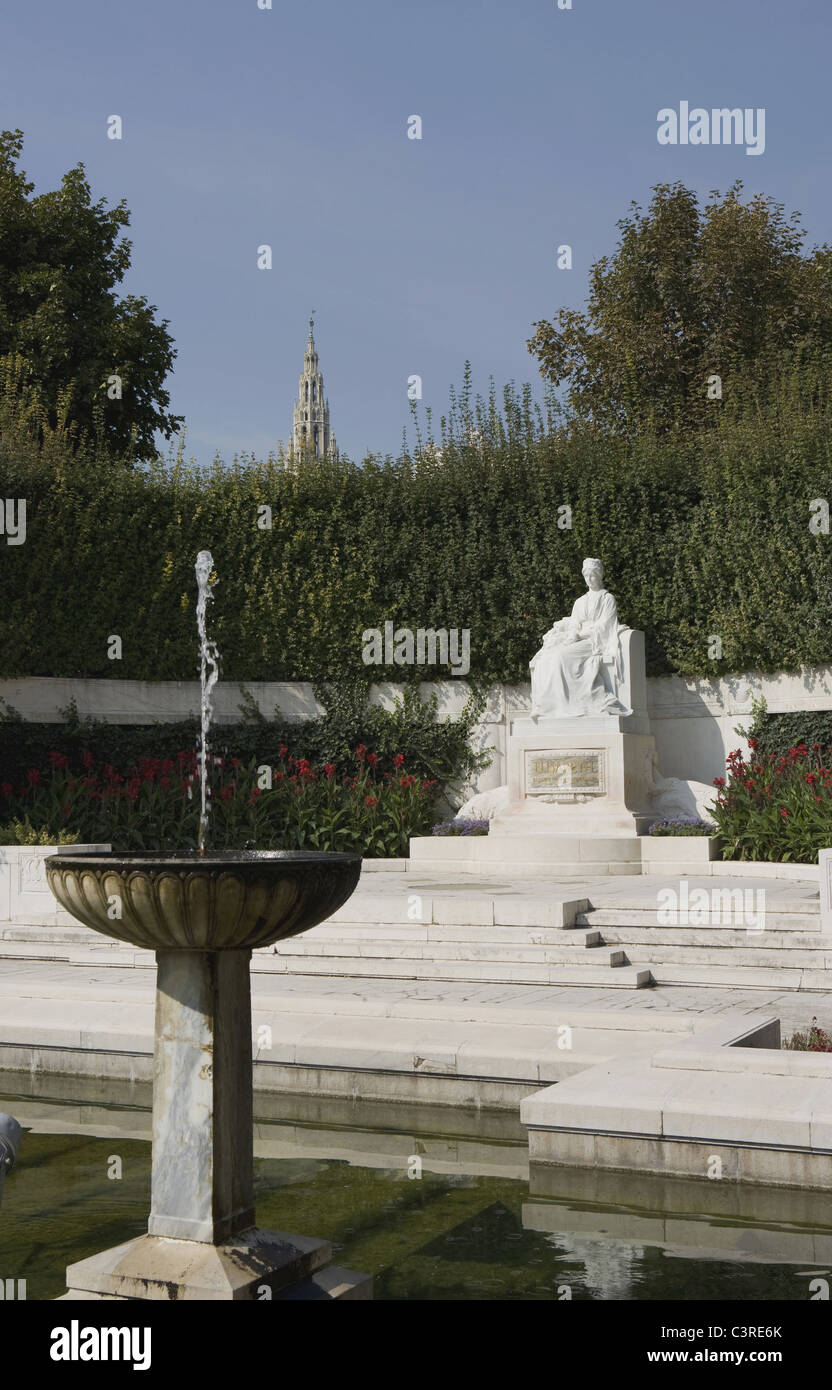 L'Autriche, Vienne, Monument de l'impératrice Elisabeth Banque D'Images