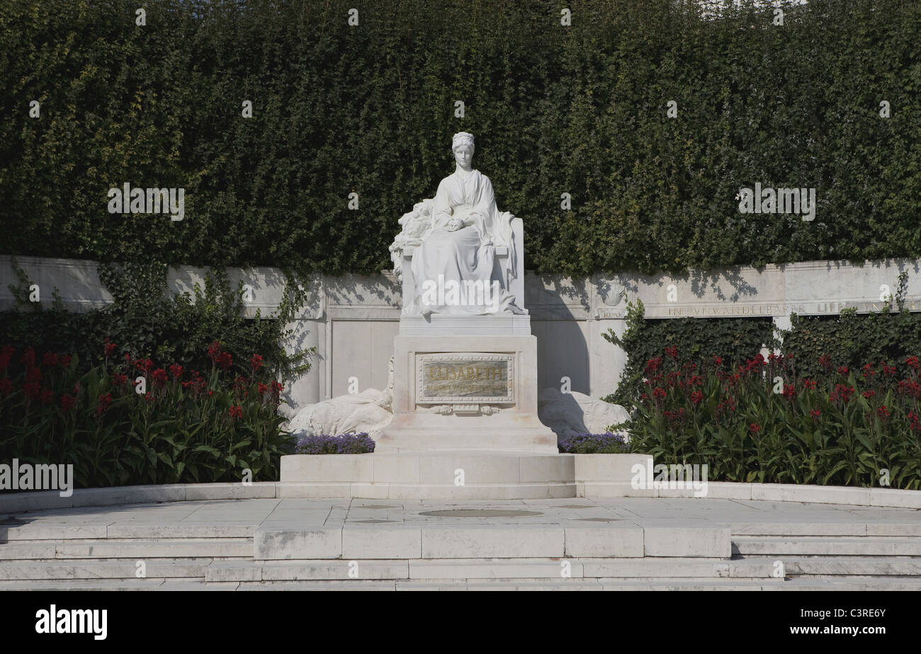 L'Autriche, Vienne, Monument de l'impératrice Elisabeth Banque D'Images