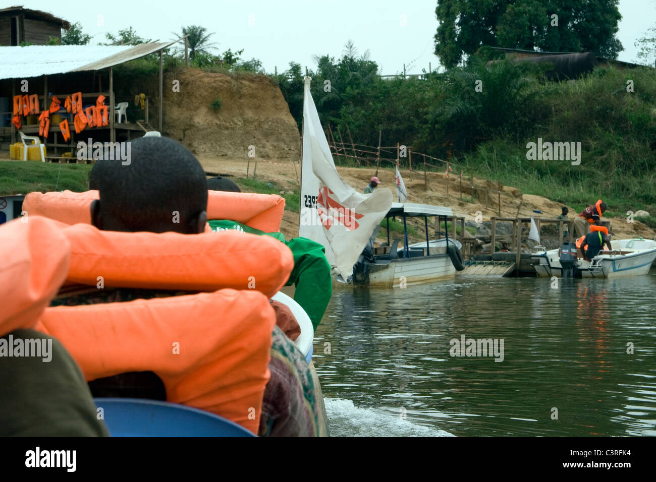 MSF Oubangui République du Congo Banque D'Images