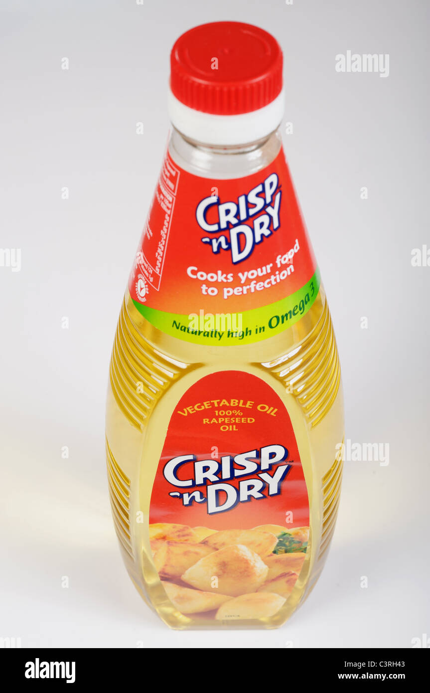 Crisp 'n Dry l'huile végétale Banque D'Images