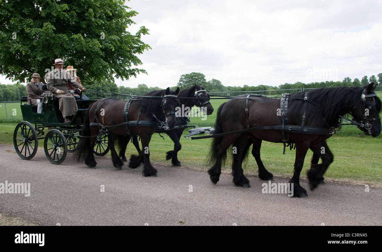 Le prince Philip au Royal Windsor Horse Show 2011 Banque D'Images