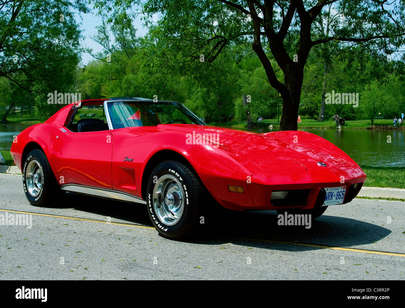 Corvette Stingray 1976 Banque D'Images