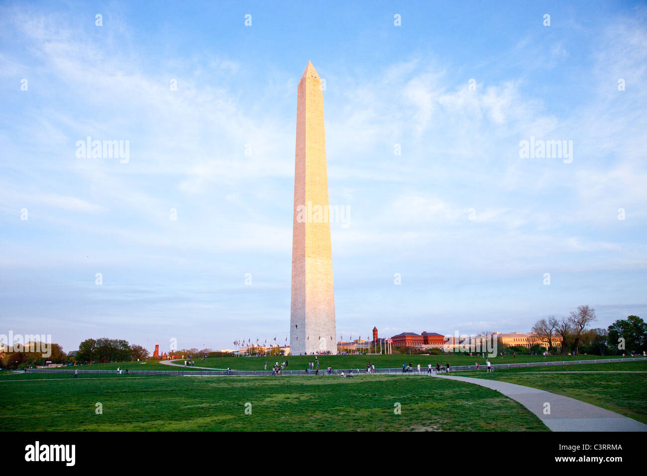 Le Monument de Washington, Washington DC Banque D'Images