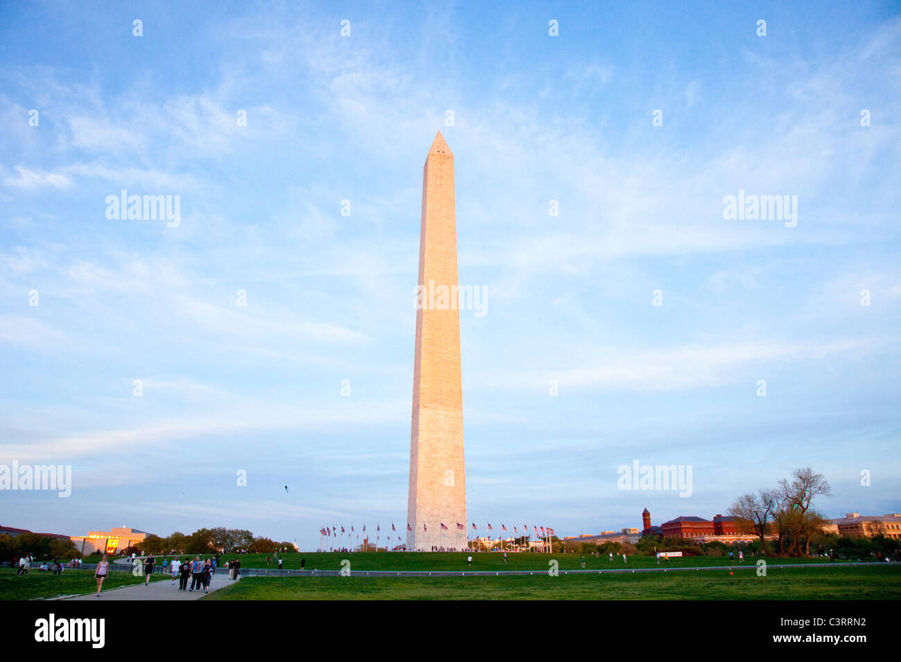 Le Monument de Washington, Washington DC Banque D'Images
