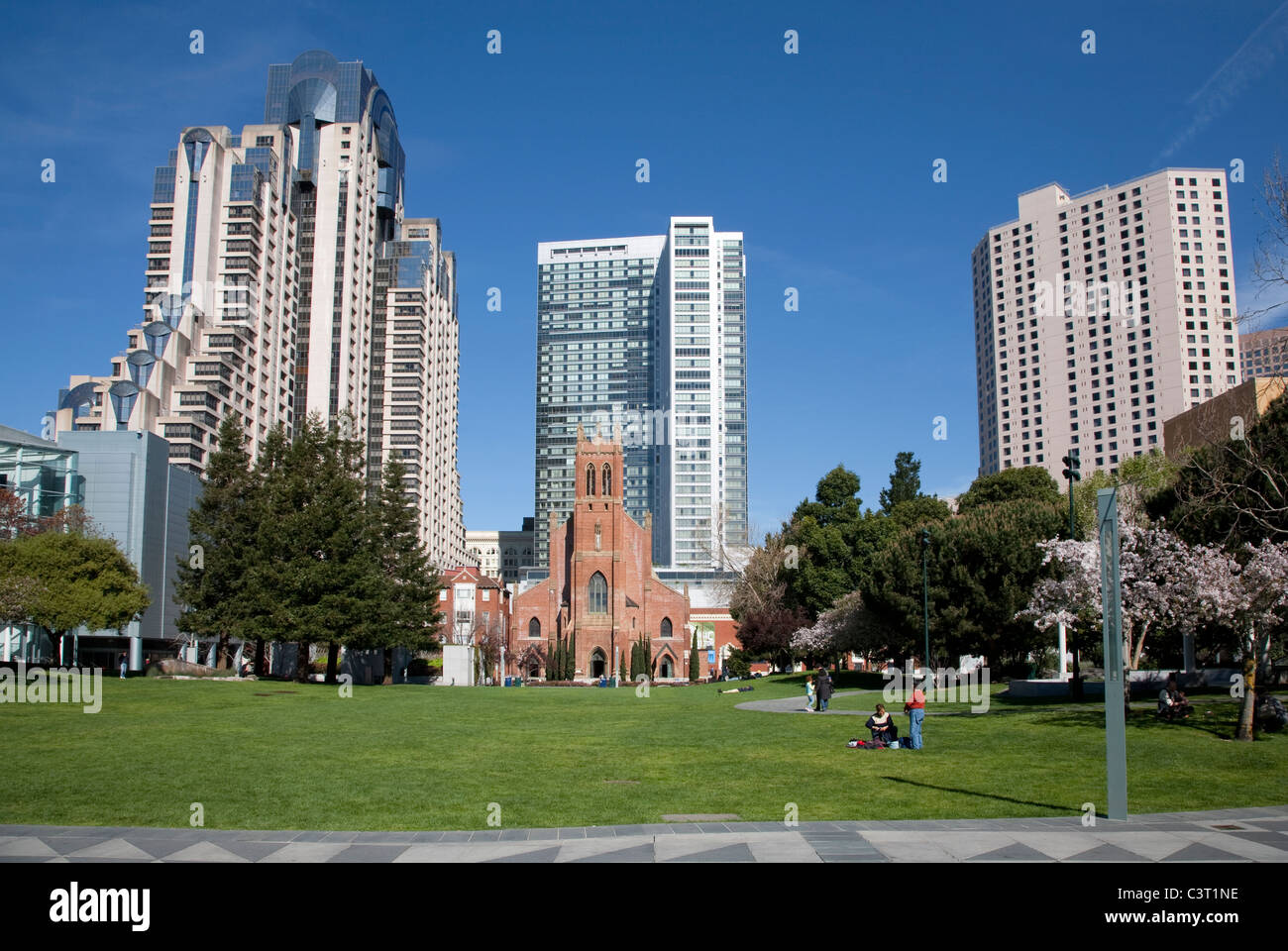 Yerba Buena Gardens, San Francisco Banque D'Images