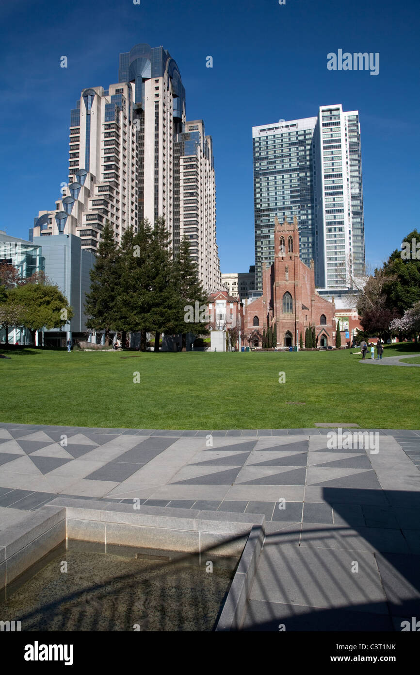 Yerba Buena Gardens, San Francisco Banque D'Images