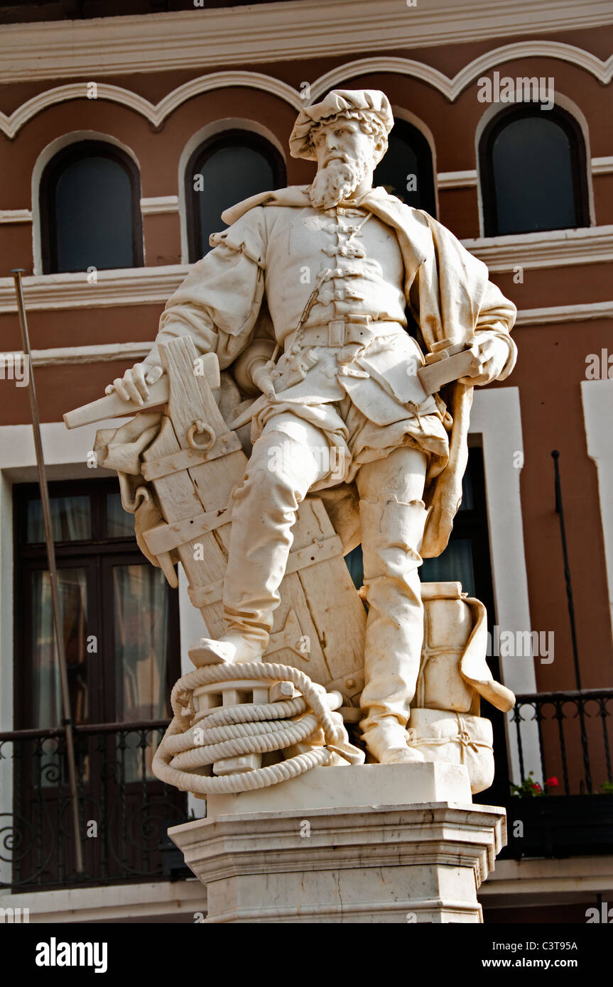 Juan Sebastian de Elgano San Sebastian Espagne Pays Basque espagnol town city Banque D'Images