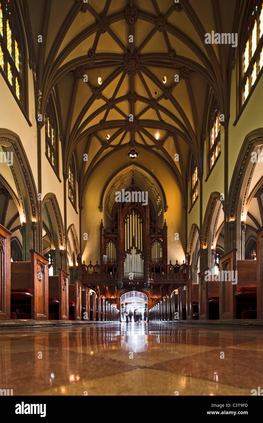 Intérieur de l'église Trinity, Manhttan Banque D'Images