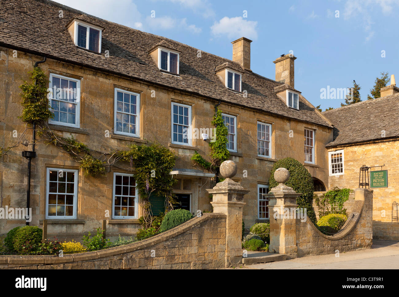 Village de Broadway les Cotswolds angleterre go uk eu Europe Banque D'Images