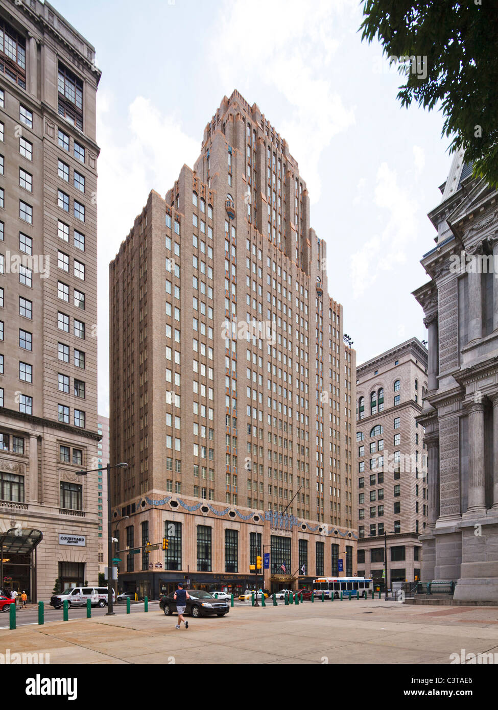 Market Street, Philadelphie Banque Nationale Banque D'Images
