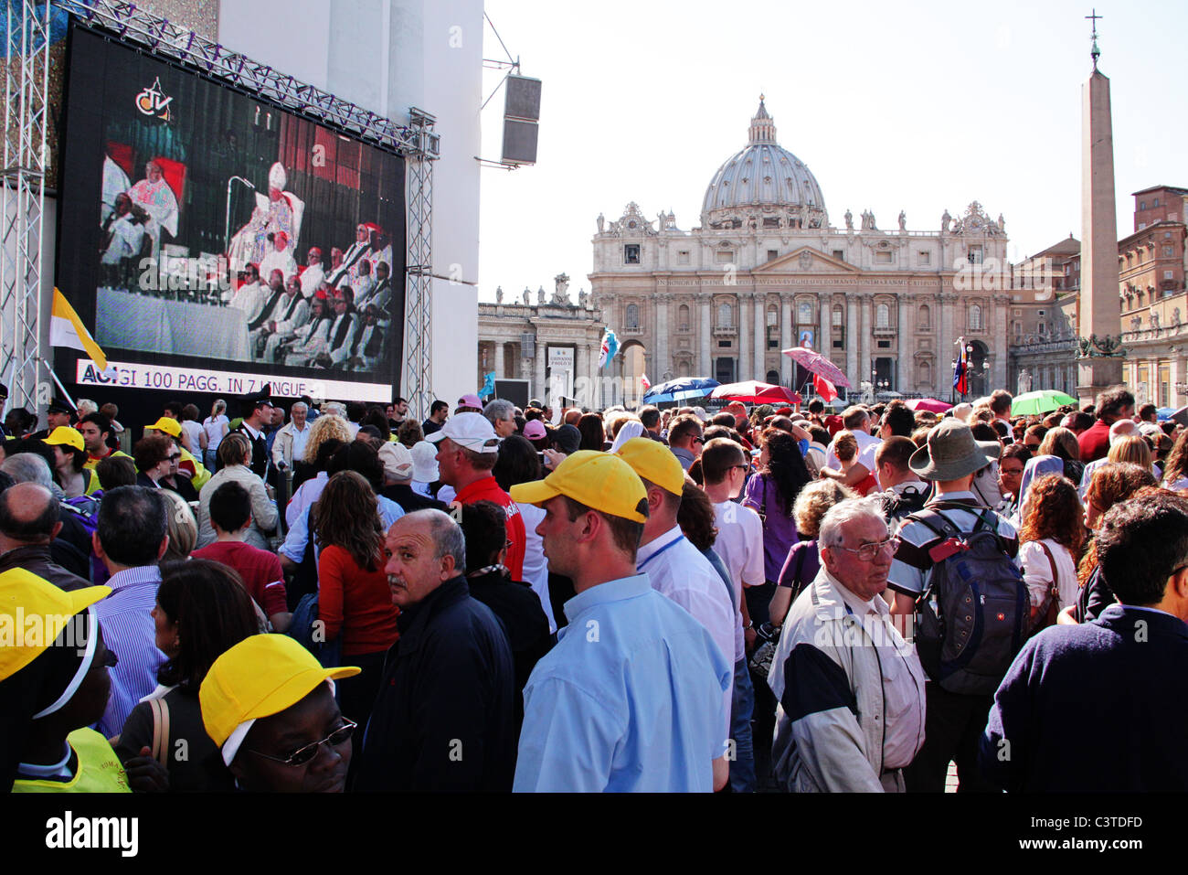 Rome, Italie - 1st mai 2011 - Béatification de jean-paul II dans la Cité du vatican Banque D'Images