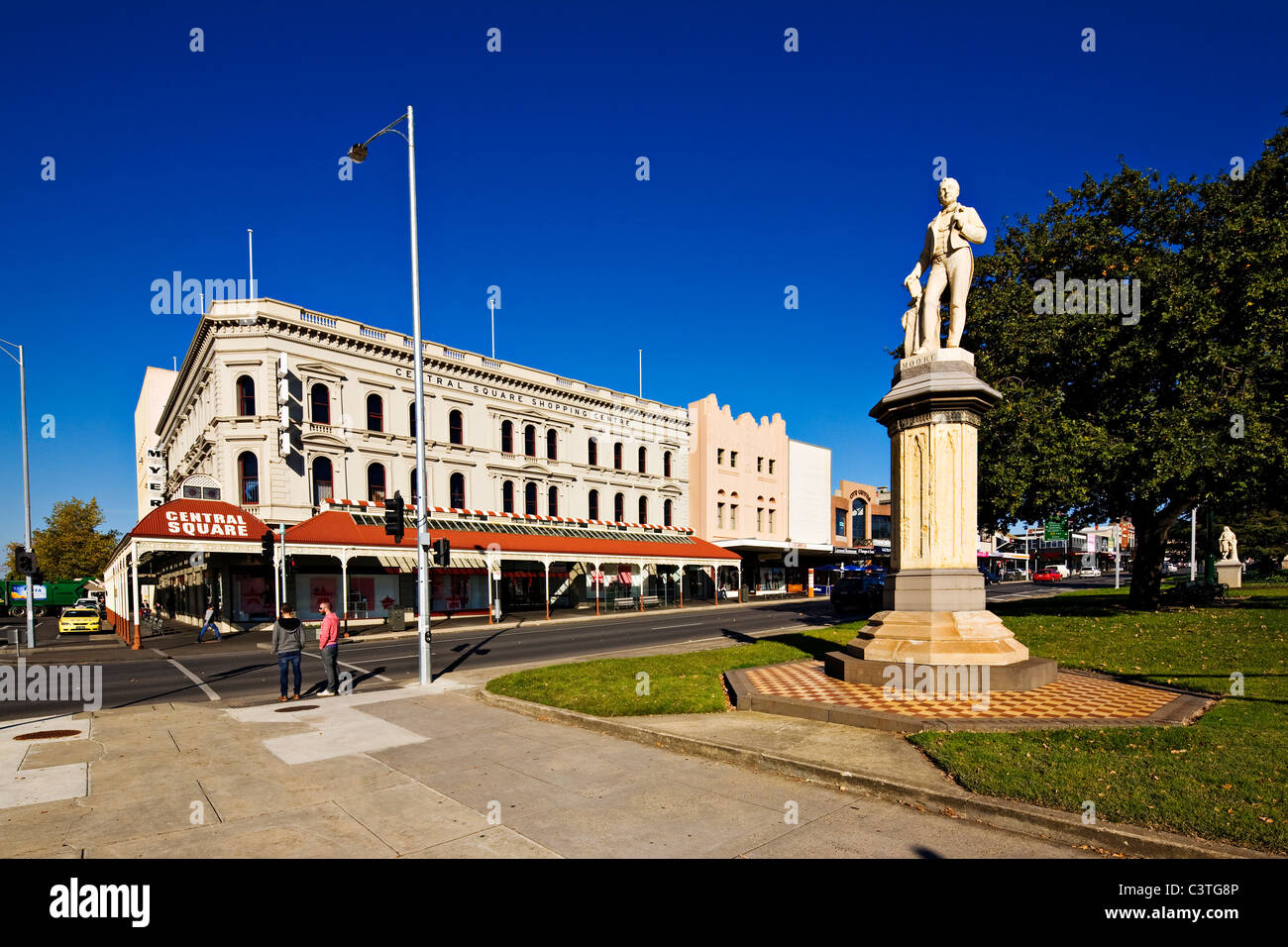 Ballarat Australie / Central Square Shopping Centre intégrant le magasin Myer Ballarat.Victoria Australie Banque D'Images