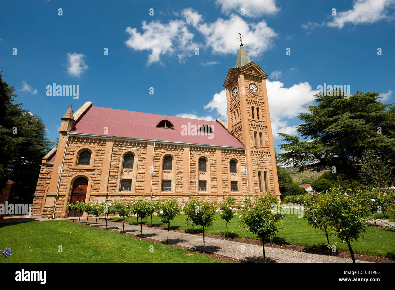 L'église de grès, Ficksburg, Free State, Afrique du Sud Banque D'Images