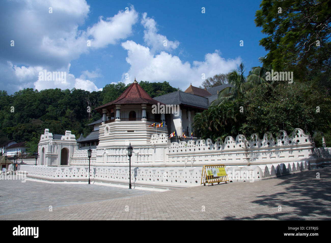 Temple de la dent sacrée, Kandy, Sri Lanka Banque D'Images