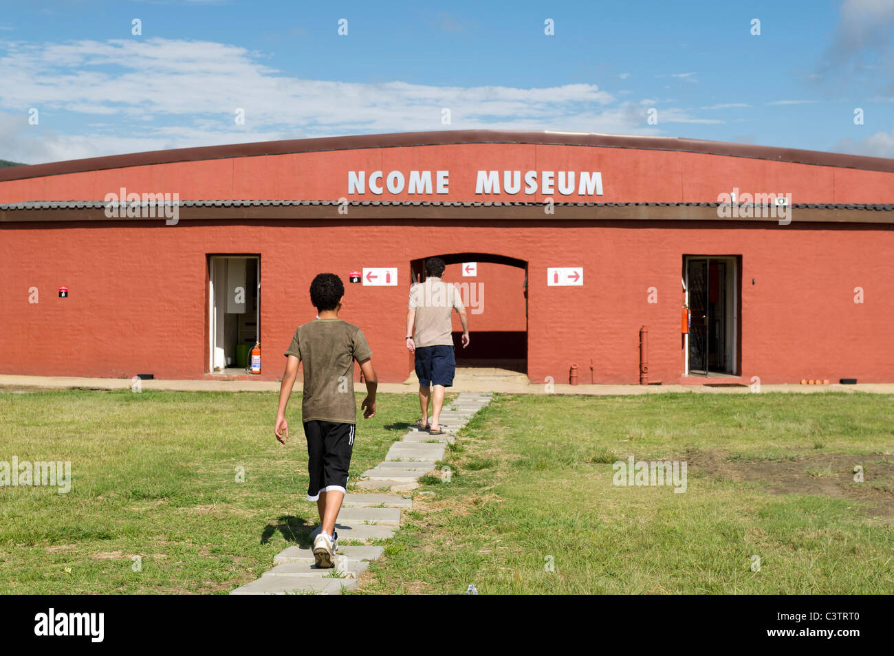 Ncome, musée commémorant la bataille de Blood River à partir d'une perspective zoulou, près de Dundee, Afrique du Sud Banque D'Images