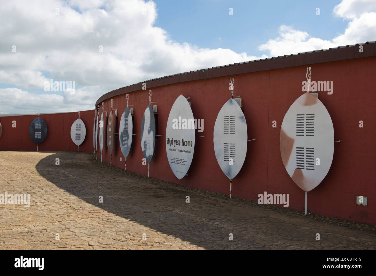 Ncome, musée commémorant la bataille de Blood River à partir d'une perspective zoulou, près de Dundee, Afrique du Sud Banque D'Images