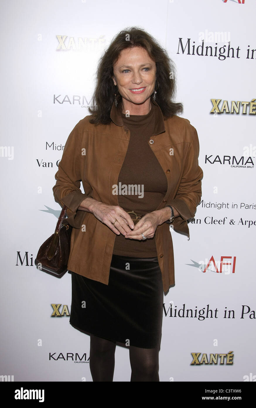 JACQUELINE BISSET MIDNIGHT IN PARIS. LA PREMIERE. SONY Pictures Classics DE BÉNÉFICIER AFI. BEVERLY HILLS, LOS ANGELES EN CALIFORNIE Banque D'Images